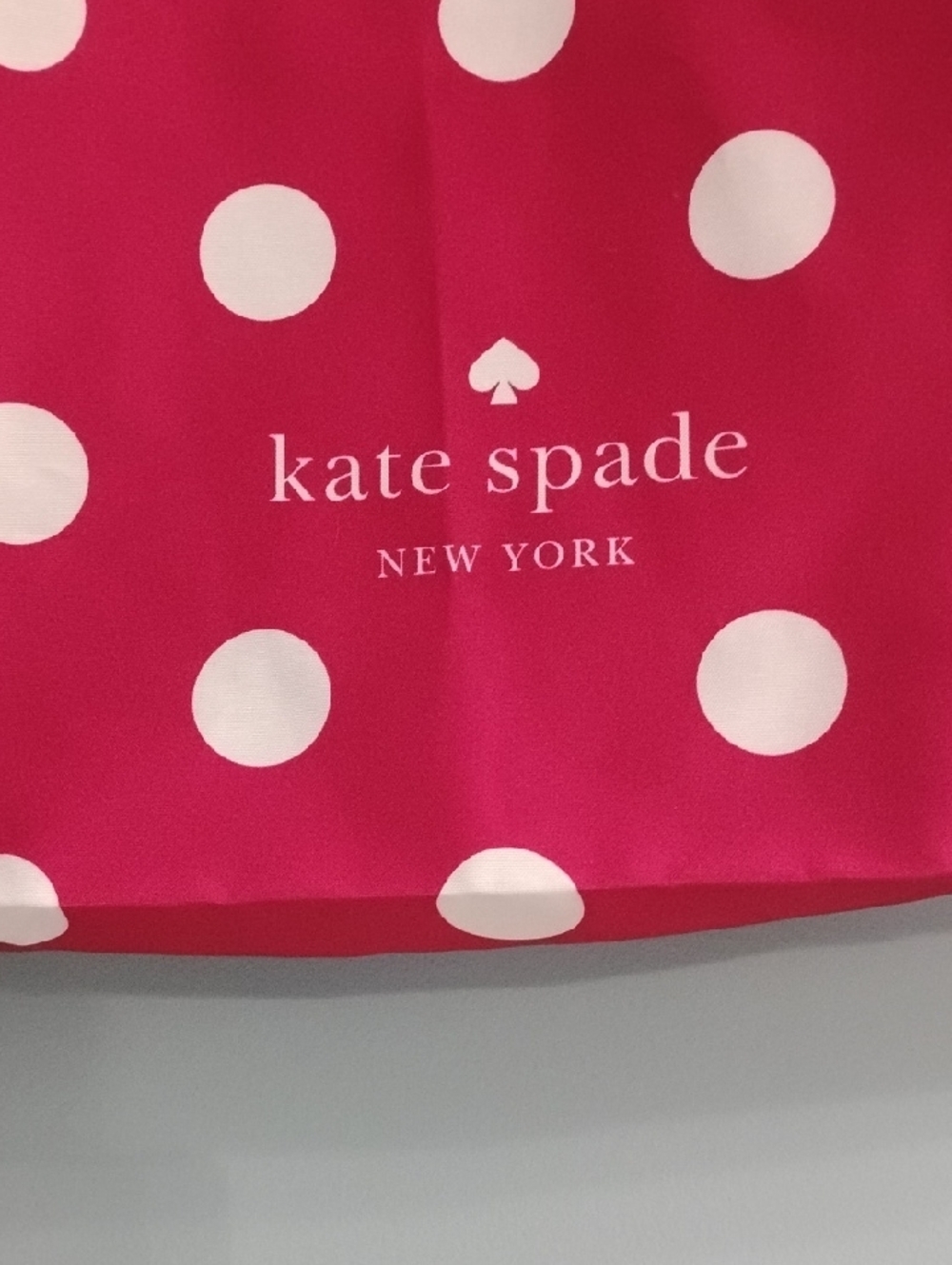 🔥NWOT Kate Spade Pink and White Polka Dot Large Tote 🌺 Great Weekend Bag - Picture 2 of 5
